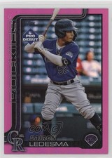 2025 Topps Pro Debut Fuchsia Foil 101/199 Bairon Ledesma #PD-192 0q1p