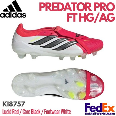 #ad adidas Soccer Cleats PREDATOR PRO FT HG AG Lucid Red Core Black KI8757 2026 NEW $150.00