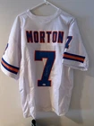 Craig Morton Signed Denver Broncos Pro Orange Football Jersey JSA COA