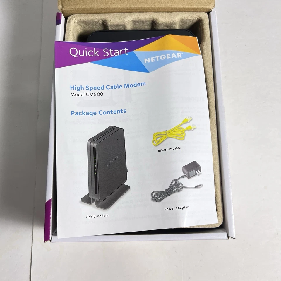 NETGEAR CM500 16x4 DOCSIS 3.0 Cable Modem Max Download Speeds of 680 Mbps - Image 2 of 4