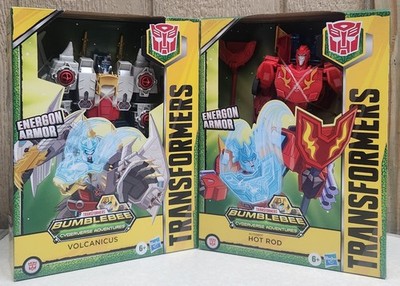 Hasbro Transformers Bumblebee Cyberverse Adventures Autobot Hot Rod & Volcanicus