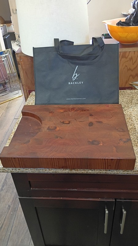 Backley Pyrowood Cutting Board - Premium Heat-Treated End-Grain Butcher Block