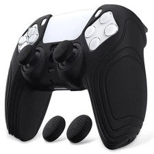 PlayVital Anti-Slip Soft Silicone Skin Cover thumb Stick Caps for ps5 Controller