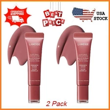 2 pack Glaze Craze Tinted Polypeptide Lip Serum - Cinnamon Sugar - Mauve Pink