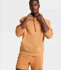 NWT Goodfellow  Co Unisex Sweater Hoodie Orange 2XL XXL Men Women Pullover Top