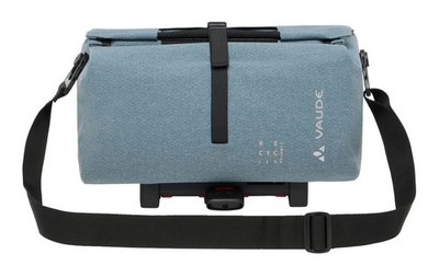 VAUDE Recycle Shopper (Uniklip) Bike Bag Fahrradtasche Tasche Heron blaugrau Neu