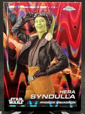 Hera Syndulla 2024 Topps Chrome Star Wars Red Raywave Refractor 2