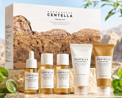 SKIN1004 Centella Travel Kit, Korean Skin Care Set of 5, Travel Size