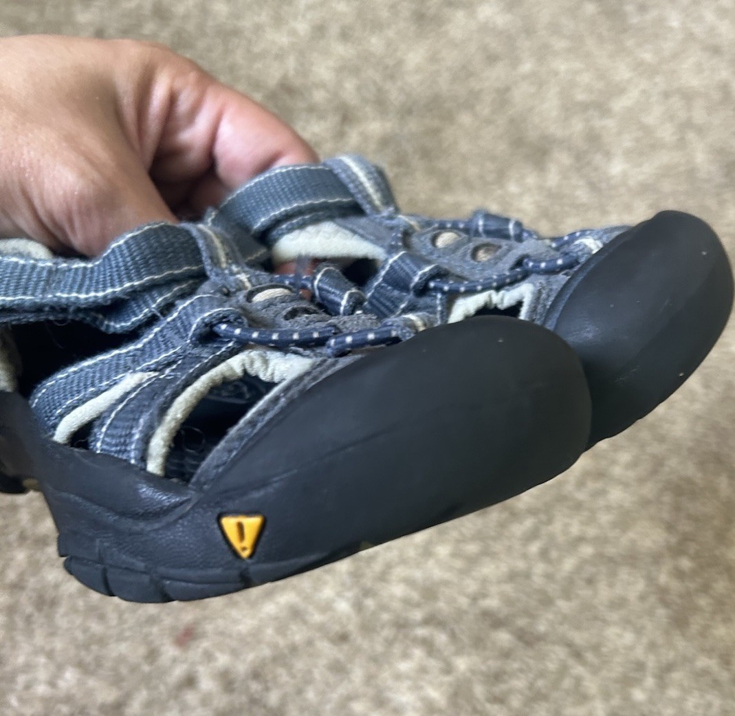 Sandali Keen Venezia H2 bambino 10 blu punta chiusa lavabili escursionismo acqua usati in ottime condizioni