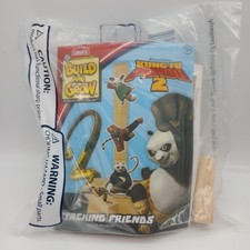 Lowe s Build Grow Kung Fu Panda Stacking Friends Wooden Model Kit NEW Sealed