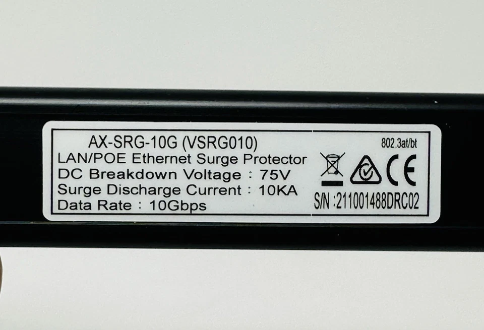 NEW Siklu AX-SRG-10G 10GbE Ethernet/PoE Surge Protector (indoor) 802.3ab/bz/an - Image 3 of 4