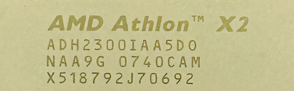 AMD Athlon 64 X2 BE-2300 ADH2300IAA5D 1.9GHz Socket AM2 Dual Core Processor - Image 3 of 4