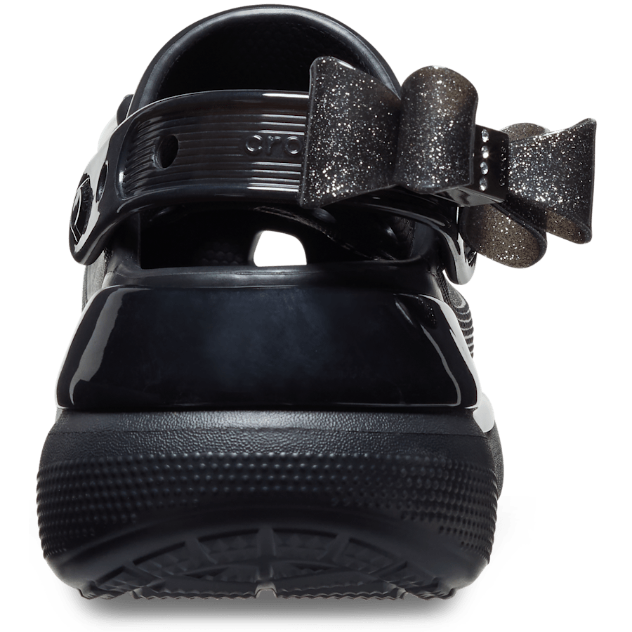 Crocs Crush Translucent Glitzy Glam Clogs Black 213633-001 Unisex
