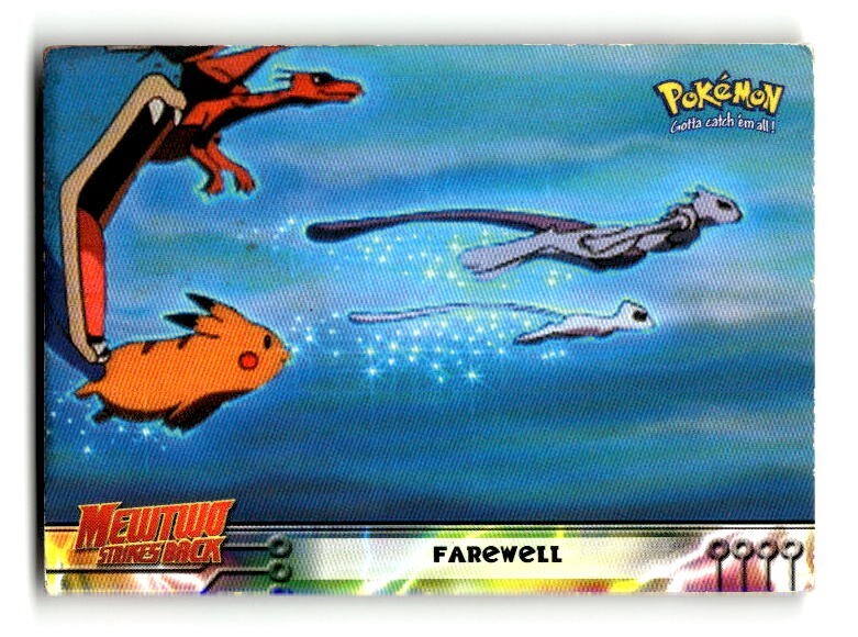 1998 Topps Pokemon Mewtwo Strikes Back Card #39 Farewell LP