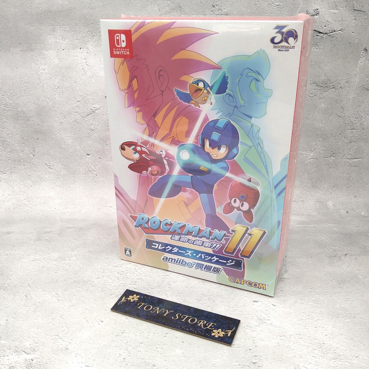 Nintendo Switch Megaman Rock Man 11 Collector's Package Box