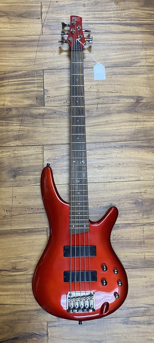 Red ibanez sale bass
