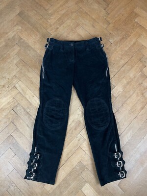 Dolce & Gabbana AW2006 Multi Buckle Zipper Corduroy Bondage