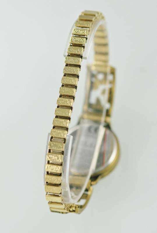 Fossil Uhr Damen Edelstahl Stretch Gold Leicht Lesen 30m Silber