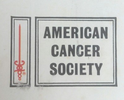 Vintage Smoking Stinks Sign American Cancer Society Anti Cessation PSA  1970s?
