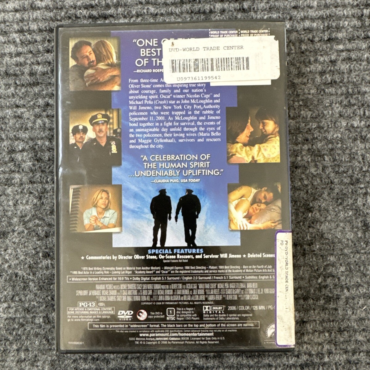 World Trade Center (DVD, 2006, Widescreen Version Sensormatic