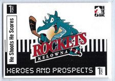 2004-05 ITG Heroes & Prospects HSHS Kelowna Rockets logo card