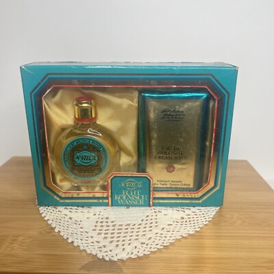 Echt Kolnisch Wasser No 4711 Original Eau de Cologne & Cream Soap Set