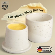 Französische Butterglocke Keramik | Wassergekühlt | Butterbehälter Butterfass