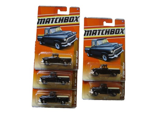 Camion Miniature Matchbox Color Changers '57 GMC Stepside 2017 - Lot De 2 (avec Et Sans Outils), échelle 1/64