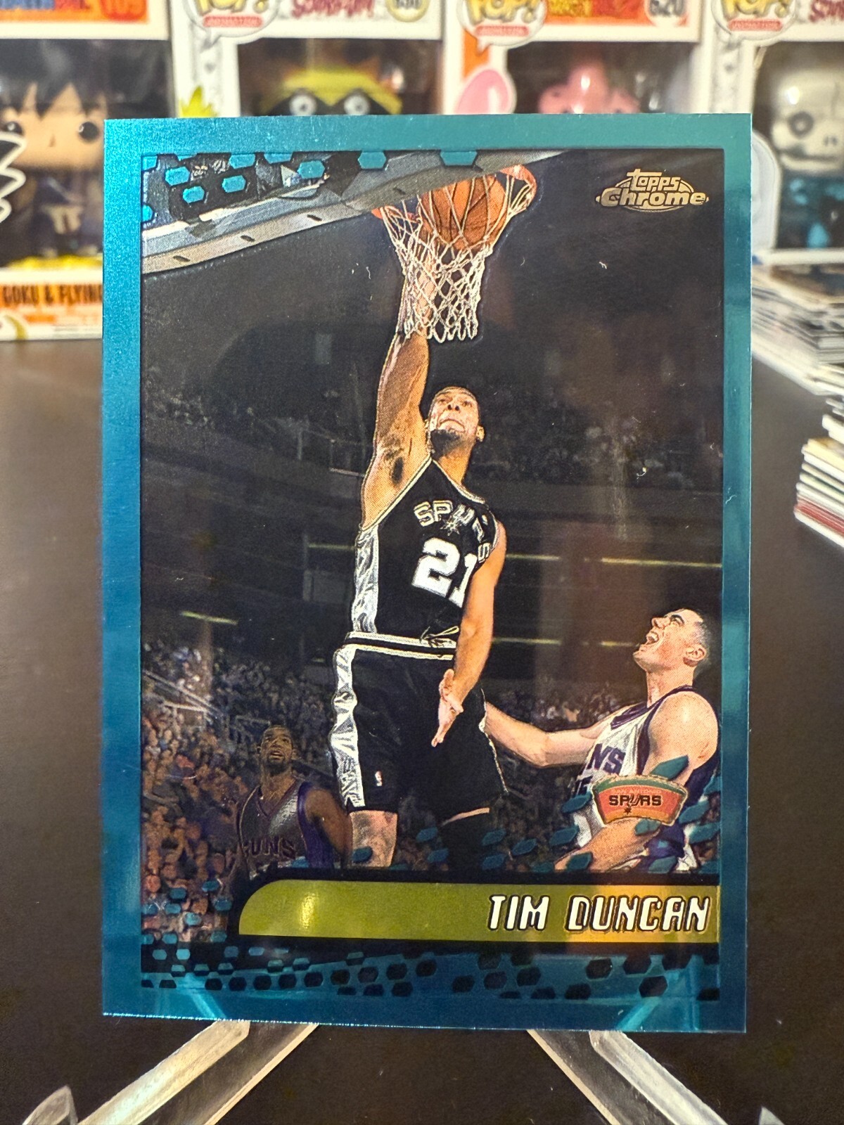 2001-02 Topps Chrome Tim Duncan #30 HOF