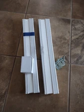 Calyx 18"W x 60"H White Light-Filtering Cordless Honeycomb Blinds - Set of 2