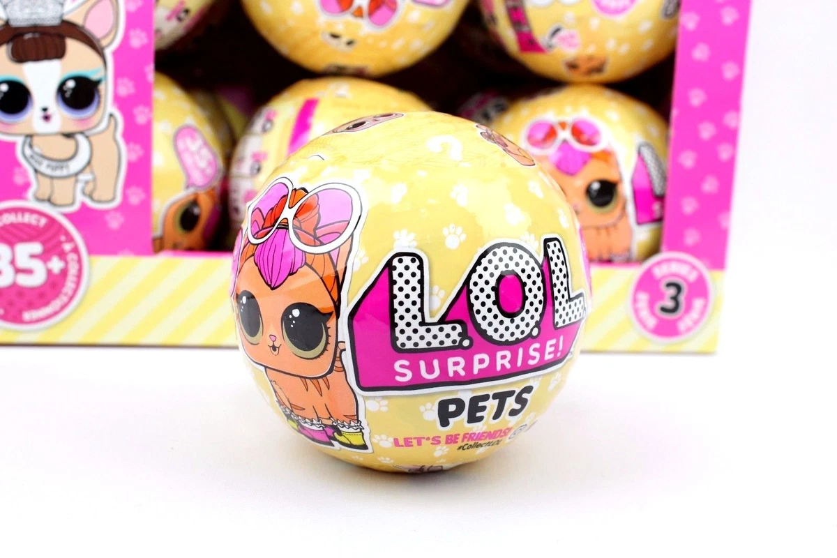 LOL Surprise PETS One Yellow Ball Series 3. 7 surprises eBay