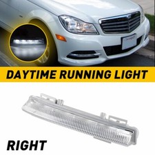 For Mercedes C350 2012-2014 C250 Passenger Right Fog Light Daytime Running Led