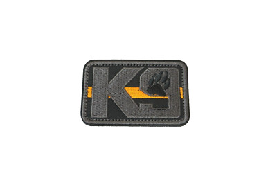 K9 Patch Dog Unit Search & Rescue Orange Line Hook & Loop bestickt