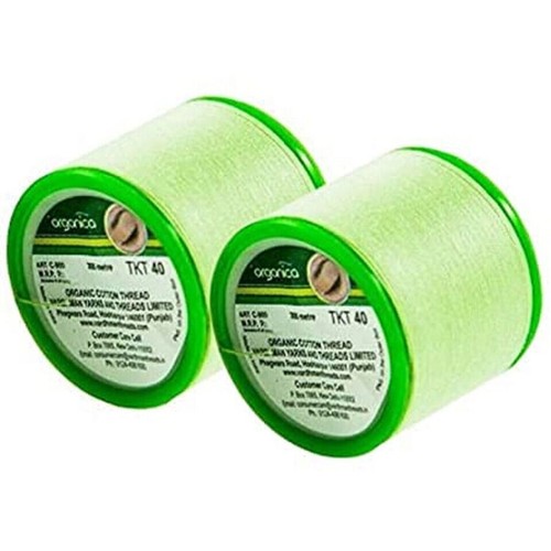 2 Spool X 300M Organica Organic Cotton Eyebrow Threading Thread Hair Remover - Picture 2 of 4
