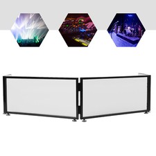 67'' DJ Booth Cover Screen-DJ Facade Frontboard Display Scrim Panel Foldable