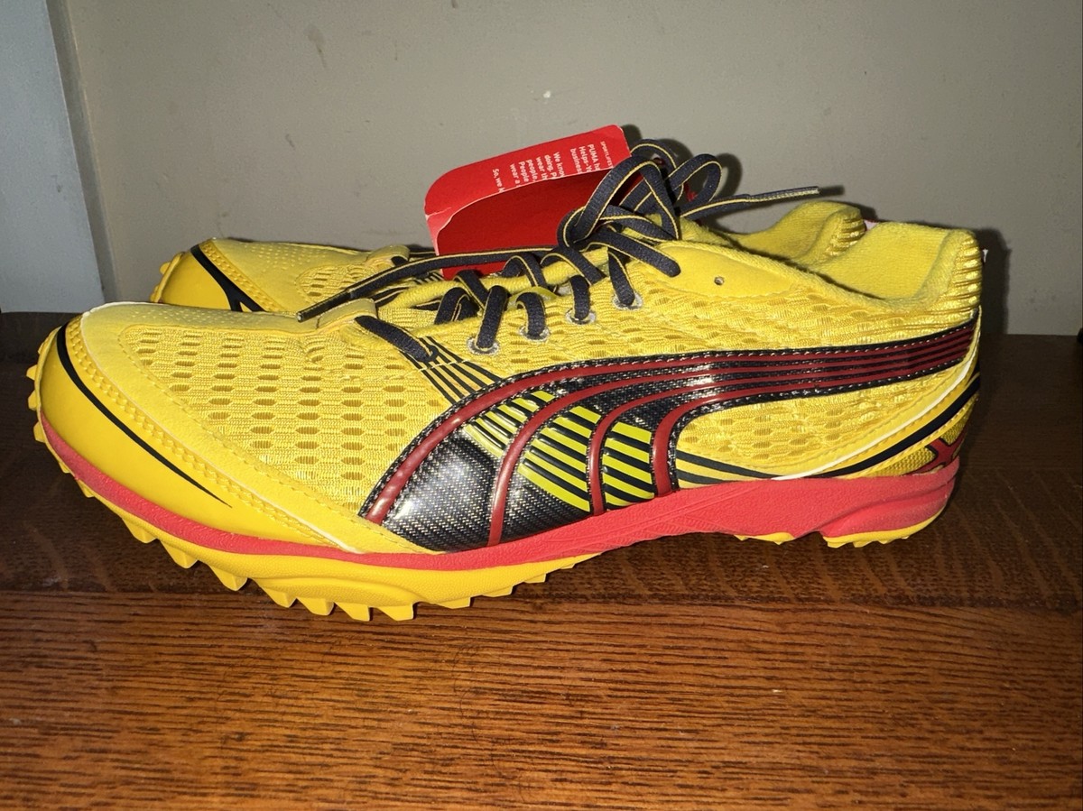 Puma Men\'s Black and Yellow Track Spiked Athletic Shoes Amazon.com | PUMA Men main image 2
