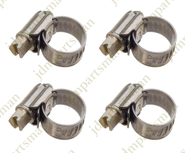 Narrow Band 9mm Steel Hose Clamp 816mm Made in Germany Pack of 4 HC8