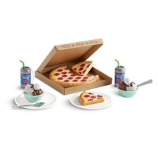 American Girl 2018 Pretend PIZZA PARTY Food Play Set for Doll FAST SHIP