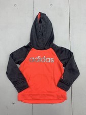 Adidas Kids Neon Pink Girls Pullover Hoodie Size 5
