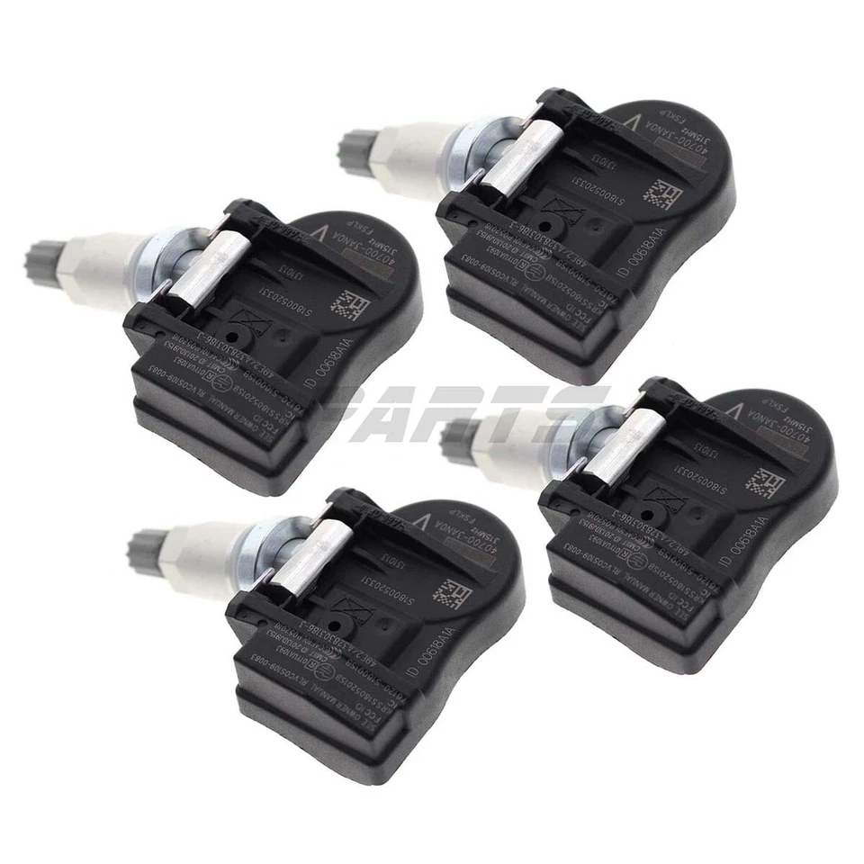 4PCS For Nissan TPMS Tire Pressure Sensors Monitor Kit 40700-3AN0B 407003AN0A - Image 3 of 4