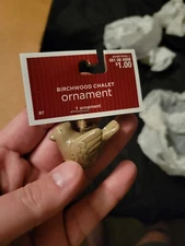 Birchwood Chalet Chicken Hen Porcelain Ornament