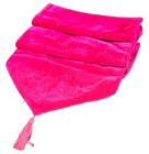 Pink Table Runner Tasselled Velvet Table Decoration Tableware Sparkle Glitter