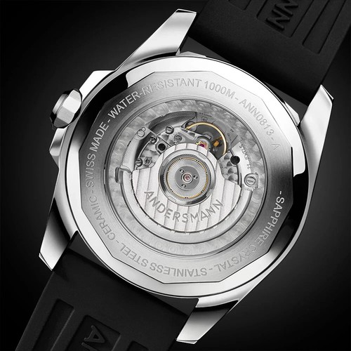 Andersmann Oceanmaster I 1000m Diver Bisel Negro Automático Nuevo - Imagen 6 de 10