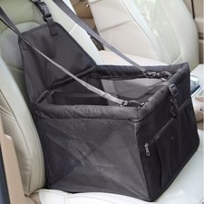 Folding Dog Booster Pet Car Seat Cat Safe Puppy Travel Carrier Bed Bag Basket UK