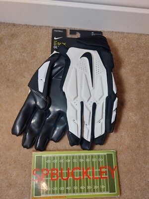 NIKE D-TACK 6.0 DEMOLITION ADULT LINEMEN PADDED FOOTBALL GLOVES