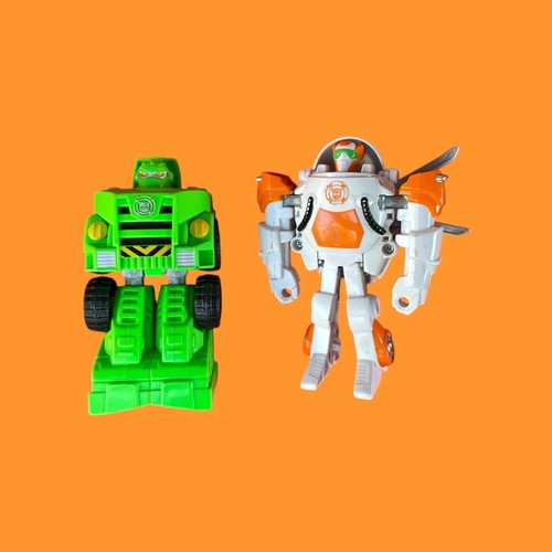 Playskool Heroes Transformers Rescue Bots Boulder Construction Rescan Blades - Picture 3 of 7