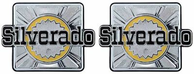 OER Silverado Quarter Panel Emblem Set For 1981-1988 Chevy K5 Silverado Blazer