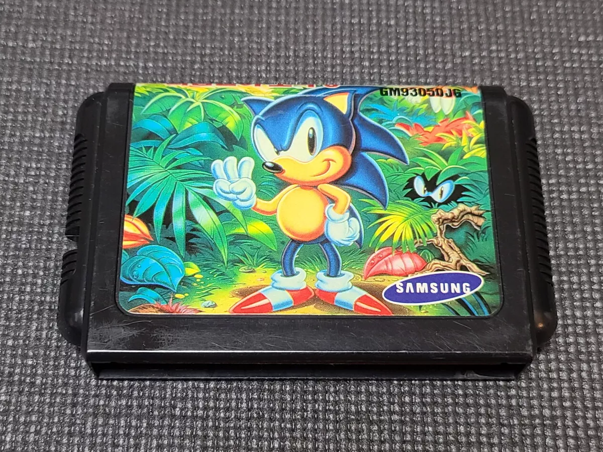 Samsung Sega Super Gamboy Sonic Hedgehog 3 Retro Game Korean Ver. for MD Genesis