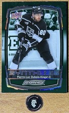 Pierre-Luc Dubois 2023-24 Upper Deck Engrained Synthesis Green #S-23 LA Kings
