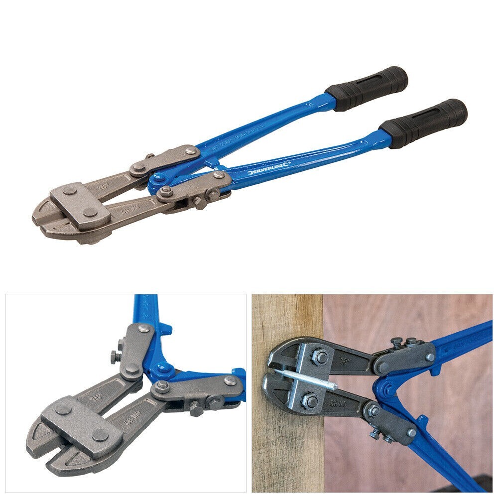 Silverline Expert 571985 Coupe-Boulons Haute Résistance 600mm - Outil Professionnel Mâchoires Chrome-Molybdène